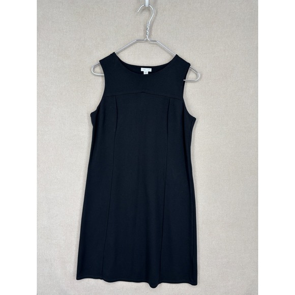 J. Jill Dresses & Skirts - J. Jill Dress Petite Small Black Ponte Sleeveless Knee Length Knit Tank